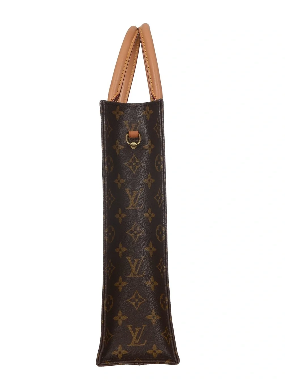 ♥️ Louis Vuitton Brown Sac Plat Envelope Monogram  Vertical Tote Bag♥️